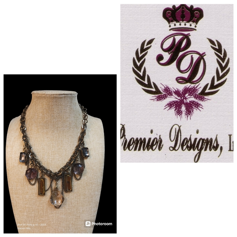 NWOT Premier Designs Glamourous Necklace New In Bag